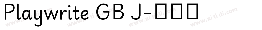 Playwrite GB J字体转换